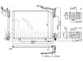 FORD B-MAX 2012-->  A/C (  1.0 12v TURBO EcoBoost ) ( : 540x350x16mm) ( : 18/18mm)