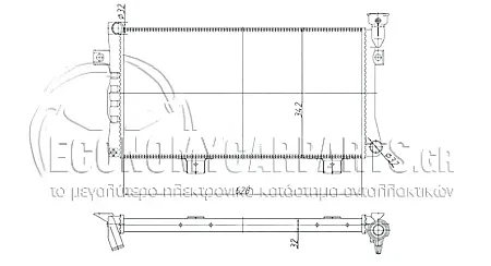 ΨΥΓΕΙΟ ΝΕΡΟΥ 1.7ι (62.5x32x3.2) (ΜΕ ΣΩΛΗΝΑΚΙ ΠΡΟΣ ΤΗ ΜΗΧΑΝΗ)