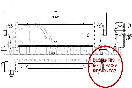 ΨΥΓ.INTERCOOLER 1,7 CDi (39x11x34)