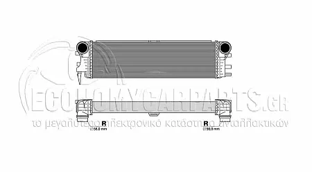 ΨΥΓΕΙΟ INTERCOOLER (ΓΙΑ ΕΚΔΟΣΕΙΣ 2.2 114/116/119 CDI/BLUETEC ΠΕΤΡΕΛΑΙΟ) (ΔΙΑΣΤΑΣΕΙΣ ΚΥΨΕΛΗΣ: 665x188x64mm)