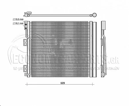 ΨΥΓΕΙΟ A/C (ΓΙΑ ΕΚΔΟΣΕΙΣ 1.5 dCi ΠΕΤΡΕΛΑΙΟ) (ΔΙΑΣΤΑΣΕΙΣ ΚΥΨΕΛΗΣ: 490x450x16mm)
