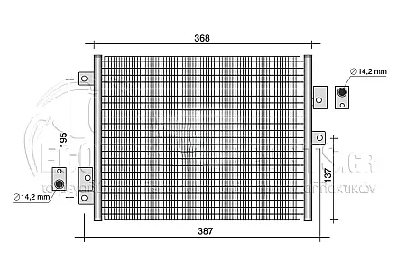 ΨΥΓΕΙΟ A/C (ΓΙΑ ΕΚΔΟΣΕΙΣ: 2.7-2.9-S - 3.2-S - 3.4 ΒΕΝΖΙΝΗ) (ΔΙΑΣΤΑΣΕΙΣ ΚΥΨΕΛΗΣ: 365x270x16mm)