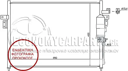 ΨΥΓΕΙΟ A/C 3.0 dCi ΠΕΤΡΕΛΑΙΟ (690x470x16)