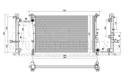 ΨΥΓΕΙΟ ΝΕΡΟΥ 1.6 MJTD ΠΕΤΡΕΛΑΙΟ (620x400x26) (ΓΙΑ ΕΚΔΟΣΕΙΣ ΜΕ ΜΗΧΑΝΙΚΟ ΚΑΙ ΑΥΤΟΜΑΤΟ ΚΙΒΩΤΙΟ ΤΑΧΥΤΗΤΩΝ)