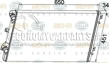 ΨΥΓΕΙΟ ΝΕΡΟΥ 1.8-2.0 TFSi ΒΕΝΖΙΝΗ (650x450) (BEHR ALTERNATIVE)