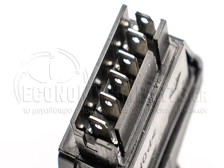 ΔΙΑΚΟΠΤΗΣ ΠΑΡΑΘΥΡΟΥ (ΕΜΠΡΟΣ/ΠΙΣΩ) (ΔΕΞΙΟ=ΑΡΙΣΤΕΡΟ) (Μαύρη φισα) (6pin)