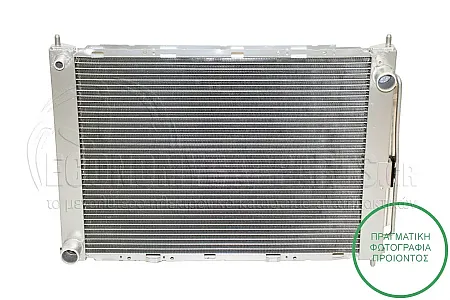 ΨΥΓEIO ΝΕΡΟΥ (ΓΙΑ ΕΚΔΟΣΕΙΣ 1.2 ΒΕΝΖΙΝΗ - 1.5 DCi ΠΕΤΡΕΛΑΙΟ) (ΜΕ ΕΝΣΩΜΑΤΟΜΕΝΟ A/C) (ΔΙΑΣΤΑΣΕΙΣ ΚΥΨΕΛΗΣ: 510x380mm)