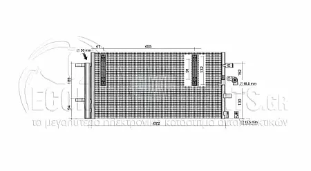 ΨΥΓΕΙΟ A/C (ΓΙΑ ΕΚΔΟΣΕΙΣ ΒΕΝΖΙΝΗ - ΠΕΤΡΕΛΑΙΟ) (ΔΙΑΣΤΑΣΕΙΣ ΚΥΨΕΛΗΣ: 625x330x16)