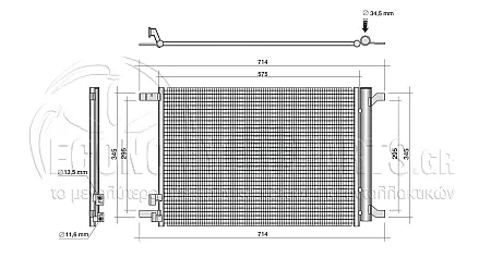 ΨΥΓΕΙΟ A/C (ΓΙΑ ΕΚΔΟΣΕΙΣ ΒΕΝΖΙΝΗ-ΠΕΤΡΕΛΑΙΟ) (ΔΙΑΣΤΑΣΕΙΣ ΚΥΨΕΛΗΣ: 542x390x16)