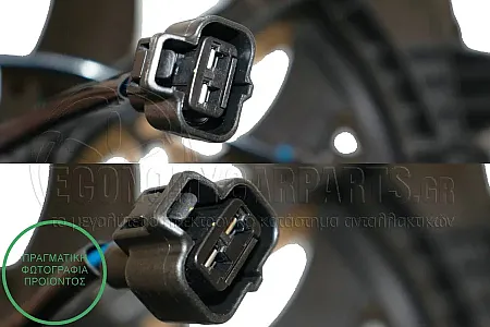 ΒΕΝΤΙΛΑΤΕΡ ΨΥΓΕΙΟΥ ΚΟΜΠΛΕ (ΓΙΑ ΕΚΔΟΣΕΙΣ 1.6 DIG TURBO ΒΕΝΖΙΝΗ - 1.5 dCi ΠΕΤΡΕΛΑΙΟ) (Μονό) (2 Φίσες) (2+2pin) (ΔΙΑΜΕΤΡΟΣ ΦΤΕΡΩΤΗΣ: 425mm)