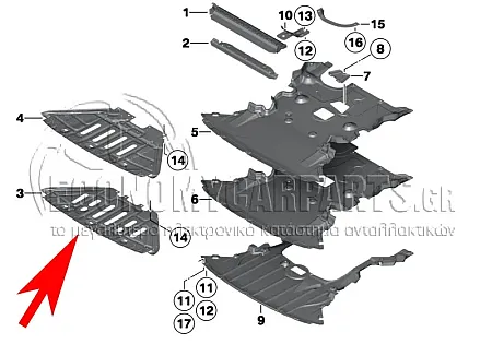 ΠΟΔΙΑ ΠΡΟΦΥΛΑΚΤΗΡΑ ΕΜΠΡΟΣ (ΜΕΤΑΛΛΙΚΗ) (ΓΙΑ ΟΧΗΜΑΤΑ ΜΕ ΣΥΣΤΗΜΑ ΠΡΟΣΤΑΣΙΑΣ ΠΕΖΩΝ)