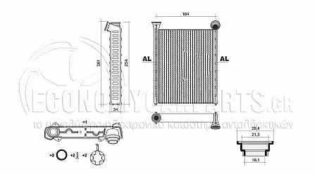 ΨΥΓΕΙΟ ΚΑΛΟΡΙΦΕΡ (ΔΙΑΣΤΑΣΕΙΣ ΚΥΨΕΛΗΣ: 172x232x22)