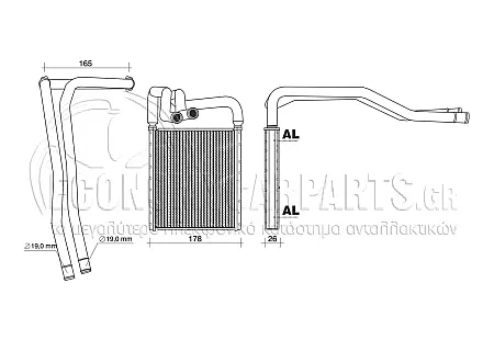 ΨΥΓΕΙΟ ΚΑΛΟΡΙΦΕΡ (ΔΙΑΣΤΑΣΕΙΣ ΚΥΨΕΛΗΣ: 195x145x16) (BR)
