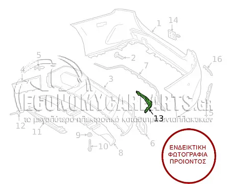 ΣΠΟΪΛΕΡ ΠΡΟΦΥΛΑΚΤΗΡΑ ΠΙΣΩ ΚΑΤΩ ΕΣΩΤΕΡΙΚΟ (ΓΙΑ ΕΚΔΟΣΕΙΣ AMG-LINE)