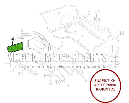 ΣΠΟΪΛΕΡ ΠΡΟΦΥΛΑΚΤΗΡΑ ΠΙΣΩ ΚΑΤΩ ΕΞΩΤΕΡΙΚΟ (ΓΙΑ ΕΚΔΟΣΕΙΣ AMG/AMG-LINE)
