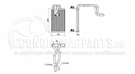 ΨΥΓΕΙΟ ΚΑΛΟΡΙΦΕΡ (ΔΙΑΣΤΑΣΕΙΣ ΚΥΨΕΛΗΣ: 250x150x26) (BR)