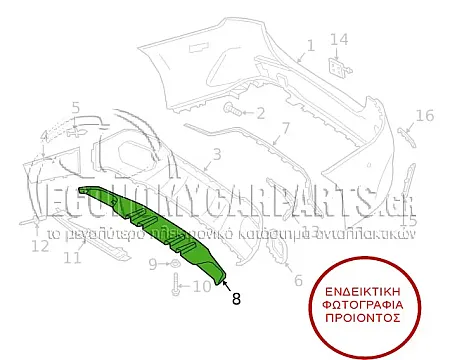 ΑΕΡΟΤΟΜΗ ΠΙΣΩ ΠΡΟΦΥΛΑΚΤΗΡΑ ΚΑΤΩ (ΔΙΑΧΥΤΗΣ) (ΓΙΑ ΕΚΔΟΣΕΙΣ AMG /AMG AERO PKG)