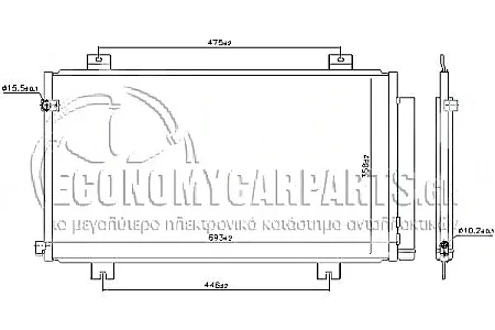 ΨΥΓΕΙΟ A/C (ΓΙΑ ΕΚΔΟΣΕΙΣ: 1.6 i-DTEC ΠΕΤΡΕΛΑΙΟ) (ΔΙΑΣΤΑΣΕΙΣ ΚΥΨΕΛΗΣ: 660x360x12)