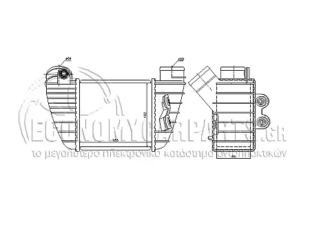 ΨΥΓΕΙΟ INTERCOOLER (ΓΙΑ ΕΚΔΟΣΕΙΣ 1.8T ΒΕΝΖΙΝΗ) (165/180kw) (ΔΙΑΣΤΑΣΕΙΣ ΚΥΨΕΛΗΣ: 185x165x85mm) (ΓΙΑ ΕΚΔΟΣΕΙΣ S3)