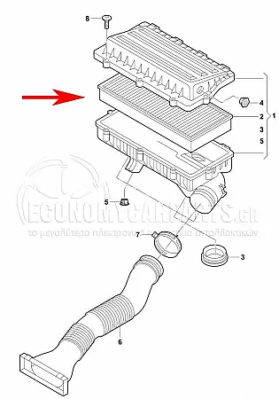 ΚΟΥΤΙ ΦΙΛΤΡΟΥ ΑΕΡΑ (ΓΙΑ ΚΙΝΗΤΗΡΕΣ BXW/BUD/BTS/CGGB) (ΓΙΑ ΟΧΗΜΑΤΑ Μ' AΥTΟΜΑΤΟ ΚΙΒΩΤΙΟ ΤΑΧΥΤΗΤΩΝ)