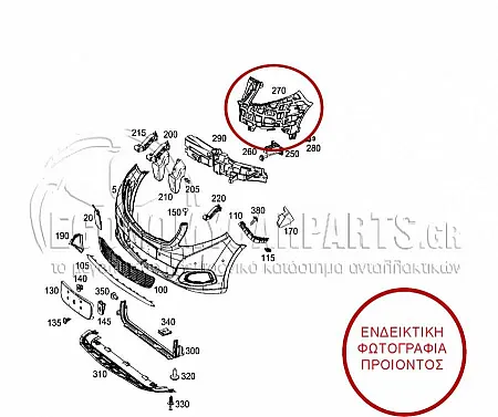 ΒΑΣΗ (ΚΑΙ ΕΝΙΣΧΥΣΗ) ΠΡΟΦΥΛΑΚΤΗΡΑ ΕΜΠΡΟΣ ΠΛΑΙΝΗ ΠΛΑΣΤΙΚΗ (ΓΙΑ ΕΚΔΟΣΕΙΣ AMG-LINE)