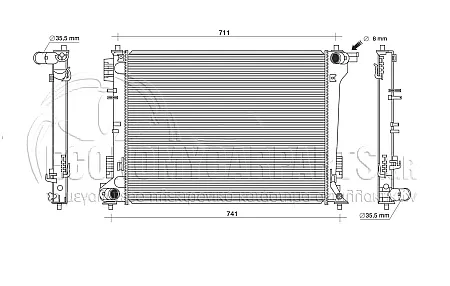 ΨΥΓΕΙΟ A/C (ΓΙΑ ΕΚΔΟΣΕΙΣ 2.0 MPi ΒΕΝΖΙΝΗ - 1.6 GDI (99KW) ΠΕΤΡΕΛΑΙΟ) (ΓΙΑ ΟΧΗΜΑΤΑ ΚΑΤΑΣΚΕΥΑΣΜΕΝΑ ΣΤΗ ΤΣΕΧΙΑ) (ΔΙΑΣΤΑΣΕΙΣ ΚΥΨΕΛΗΣ: 655x370x16mm)