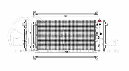 ΨΥΓΕΙΟ A/C (ΓΙΑ ΕΚΔΟΣΕΙΣ ΒΕΝΖΙΝΗ - ΠΕΤΡΕΛΑΙΟ) (ΔΙΑΣΤΑΣΕΙΣ ΚΥΨΕΛΗΣ: 690x375x12mm)