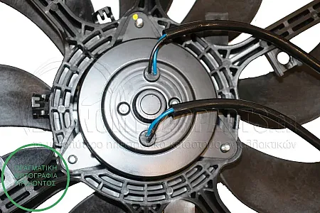 ΒΕΝΤΙΛΑΤΕΡ ΨΥΓΕΙΟΥ ΚΟΜΠΛΕ (ΓΙΑ ΕΚΔΟΣΕΙΣ 1.6 DIG TURBO ΒΕΝΖΙΝΗ - 1.5 dCi ΠΕΤΡΕΛΑΙΟ) (Μονό) (2 Φίσες) (2+2pin) (ΔΙΑΜΕΤΡΟΣ ΦΤΕΡΩΤΗΣ: 425mm)