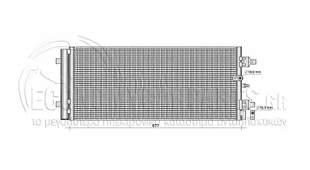 ΨΥΓΕΙΟ A/C (ΓΙΑ ΕΚΔΟΣΕΙΣ 4.0 TFSI ΒΕΝΖΙΝΗ) (ΓΙΑ ΟΧΗΜΑΤΑ ΜΕ ΑΥΤΟΜΑΤΟ ΚΙΒΩΤΙΟ ΤΑΧΥΤΗΤΩΝ) (ΔΙΑΣΤΑΣΕΙΣ ΚΥΨΕΛΗΣ: 676x293x16mm)