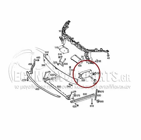 ΒΑΣΗ ΤΡΑΒΕΡΣΑΣ ΠΡΟΦΥΛΑΚΤΗΡΑ ΕΜΠΡΟΣ (ΑΛΟΥΜΙΝΙΟ) (ΔΕΞΙΑ=ΑΡΙΣΤΕΡΗ)