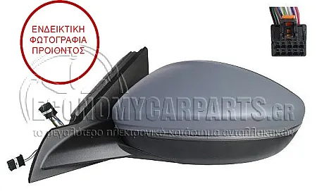 ΚΑΘΡΕΦΤΗΣ ΕΞΩΤΕΡΙΚΟΣ ΗΛΕΚΤΡΙΚΟΣ ΘΕΡΜΑΙΝΟΜΕΝΟΣ ΒΑΦΟΜΕΝΟΣ (ΗΛΕΚΤΡΙΚΑ ΑΝΑΚΛΕΙΝΟΜΕΝΟΣ) (ΜΕ ΦΛΑΣ LED ΚΑΙ ΦΩΣ ΑΣΦΑΛΑΛΕΙΑΣ LED) (ΜΕ ΣΥΣΤΗΜΑ BLIS) (12pin) (CONVEX GLAS)