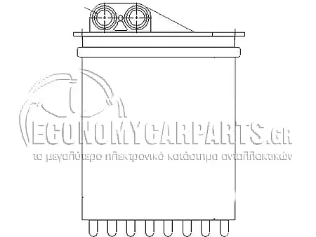 ΨΥΓΕΙΟ ΚΑΛΟΡΙΦΕΡ (ΓΙΑ ΟΛΕΣ ΤΙΣ ΕΚΔΟΣΕΙΣ ΒΕΝΖΙΝΗ - ΠΕΤΡΕΛΑΙΟ) (ΠΙΣΩ) (ΔΙΑΣΤΑΣΕΙΣ ΚΥΨΕΛΗΣ: 160x152)