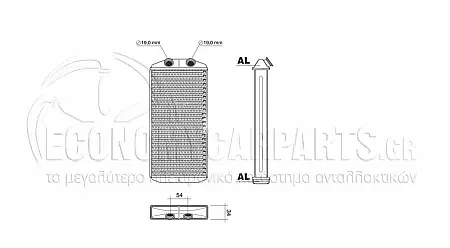 ΨΥΓΕΙΟ ΚΑΛΟΡΙΦΕΡ (ΔΙΑΣΤΑΣΕΙΣ ΚΥΨΕΛΗΣ: 250x140x26mm)