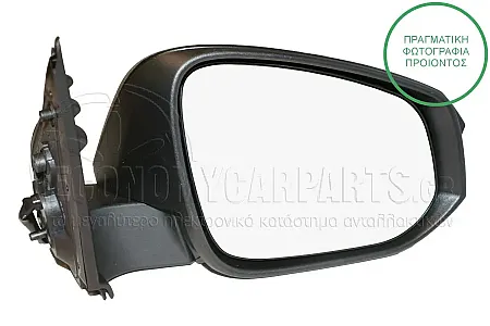 ΚΑΘΡΕΦΤΗΣ ΕΞΩΤΕΡΙΚΟΣ ΗΛΕΚΤΡΙΚΟΣ (ΜΑΥΡΟΣ) (CONVEX GLASS)