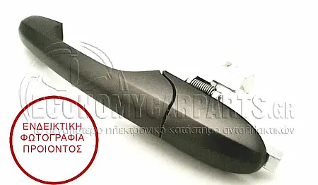 ΧΕΡΟΥΛΙ ΠΟΡΤΑΣ ΕΜΠΡΟΣ ΕΞΩΤΕΡΙΚΟ (ΚΟΜΠΛΕ ΜΕ 2 ΚΛΕΙΔΙΑ) (ΓΚΡΙ ΓΡΑΦΙΤΗΣ)