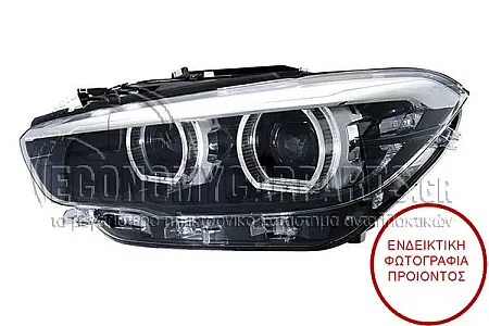 ΦΑΝΑΡΙ ΕΜΠΡΟΣ FULL LED (ΕΞΥΠΝΟ) (ΜΑΥΡΟ) (HELLA)