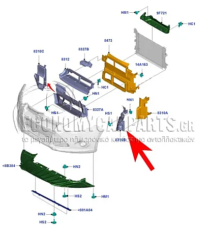 ΑΕΡΑΓΩΓΟΣ ΕΜΠΡΟΣ ΕΣΩΤΕΡΙΚΟΣ ΠΛΑΣΤΙΚΟΣ (ΕΜΠΡΟΣ ΚΟΜΜΑΤΙ)