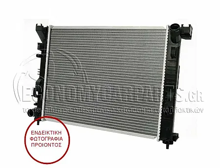 ΨΥΓΕΙΟ ΝΕΡΟΥ (ΓΙΑ ΕΚΔΟΣΕΙΣ 1.5 Blue DCI Micro Hybrid ΠΕΤΡΕΛΑΙΟ) (ΓΙΑ ΟΧΗΜΑΤΑ ΜΕ ΜΗΧΑΝΙΚΟ ΚΙΒΩΤΙΟ ΤΑΧΥΤΗΤΩΝ) (ΔΙΑΣΤΑΣΕΙΣ ΚΥΨΕΛΗΣ: 510x398mm)