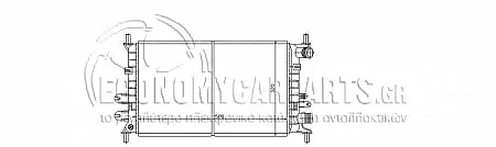 ΨΥΓΕΙΟ A/C (ΓΙΑ ΕΚΔΟΣΕΙΣ 1.2 BENZINH - ΥΒΡΙΔΙΚΟ) (ΔΙΑΣΤΑΣΕΙΣ ΚΥΨΕΛΗΣ: 568x352x16mm) (NISSENS)