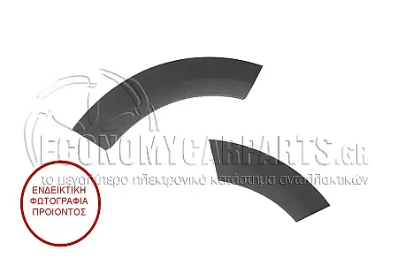 ΠΛΑΣΤΙΚΕΣ ΚΟΥΡΜΠΕΣ ΦΤΕΡΟΥ/ΠΡΟΦΥΛΑΚΤΗΡΑ ΕΜΠΡΟΣ ΒΑΦΟΜΕΝΕΣ (ΓΙΑ ΕΚΔΟΣΕΙΣ OFFROAD) (2 ΤΕΜΑΧΙΑ)