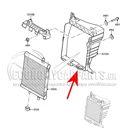 ΑΕΡΑΓΩΓΟΣ ΨΥΓΕΙΟΥ INTERCOOLER ΕΞΩΤΕΡΙΚΟΣ