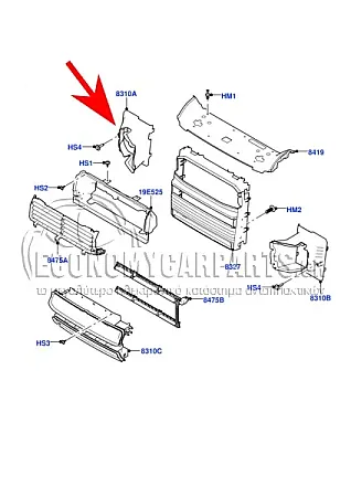 ΑΕΡΑΓΩΓΟΣ ΨΥΓΕΙΟΥ INTERCOOLER ΕΣΩΤΕΡΙΚΟΣ