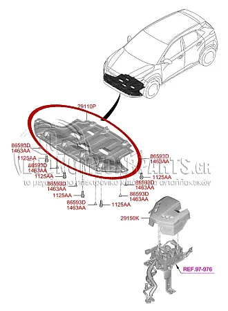 ΠΟΔΙΑ ΜΗΧΑΝΗΣ ΠΛΑΣΤΙΚΗ (ΓΙΑ ΟΧΗΜΑΤΑ HYBRID)