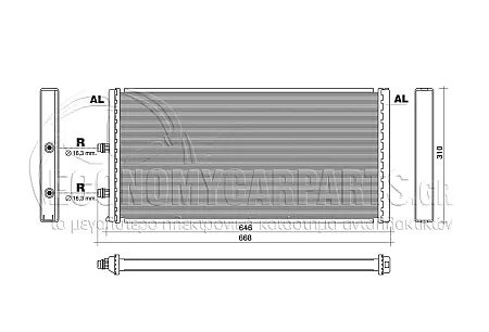 ΨΥΓΕΙΟ ΒΟΗΘΗΤΙΚΟ (ΓΙΑ ΕΚΔΟΣΕΙΣ: 3.0 Μ2 ΒΕΝΖΙΝΗ) (ΔΙΑΣΤΑΣΕΙΣ ΚΥΨΕΛΗΣ: 590x294mm) (NISSENS)