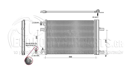 ΨΥΓΕΙΟ A/C (ΓΙΑ ΟΛΕΣ ΤΙΣ ΕΚΔΟΣΕΙΣ ΒΕΝΖΙΝΗ - ΠΕΤΡΕΛΑΙΟ) (ΔΙΑΣΤΑΣΕΙΣ ΚΥΨΕΛΗΣ: 520x390x16mm) (KOYO)