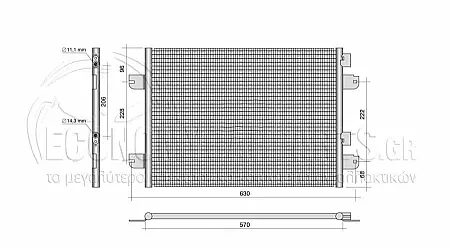 ΨΥΓΕΙΟ A/C (ΓΙΑ ΟΛΕΣ ΤΙΣ ΕΚΔΟΣΕΙΣ ΒΕΝΖΙΝΗ - ΠΕΤΡΕΛΑΙΟ (ΔΙΑΣΤΑΣΕΙΣ ΚΥΨΕΛΗΣ: 52.8x39.3cm) (ΠΛΑΚΑΚΙ-ΠΛΑΚΑΚΙ)