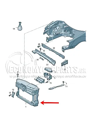 ΜΕΤΩΠΗ ΕΜΠΡΟΣ (ΓΙΑ ΕΚΔΟΣΕΙΣ: TSI/TDI) (Α)