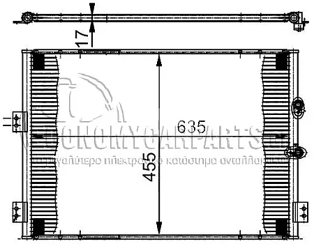 ΨΥΓΕΙΟ A/C (ΔΙΑΣΤΑΣΕΙΣ ΚΥΨΕΛΗΣ: 64.5x44.8x1.6cm)