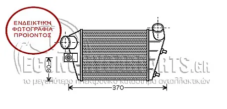 ΨΥΓΕΙΟ INTERCOOLER 1,9 JTD (240*172*62)