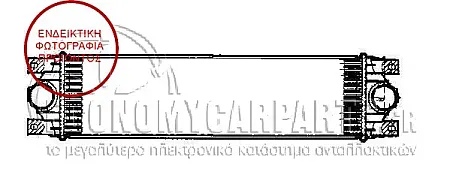 ΨΥΓΕΙΟ INTERCOOLER ΠΕΤΡΕΛΑΙΟ (74*17,5*4,0) 2003-2009